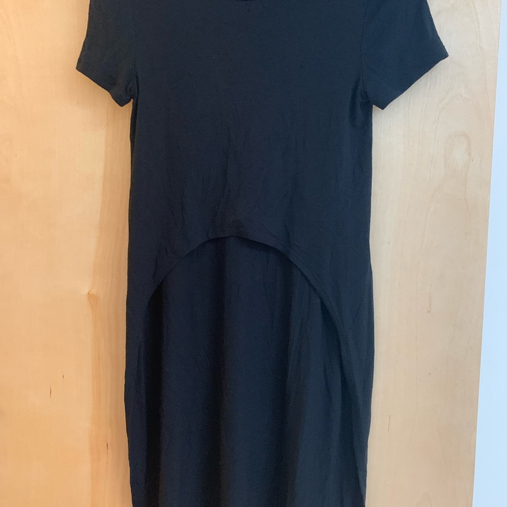 Express hi low black shirt